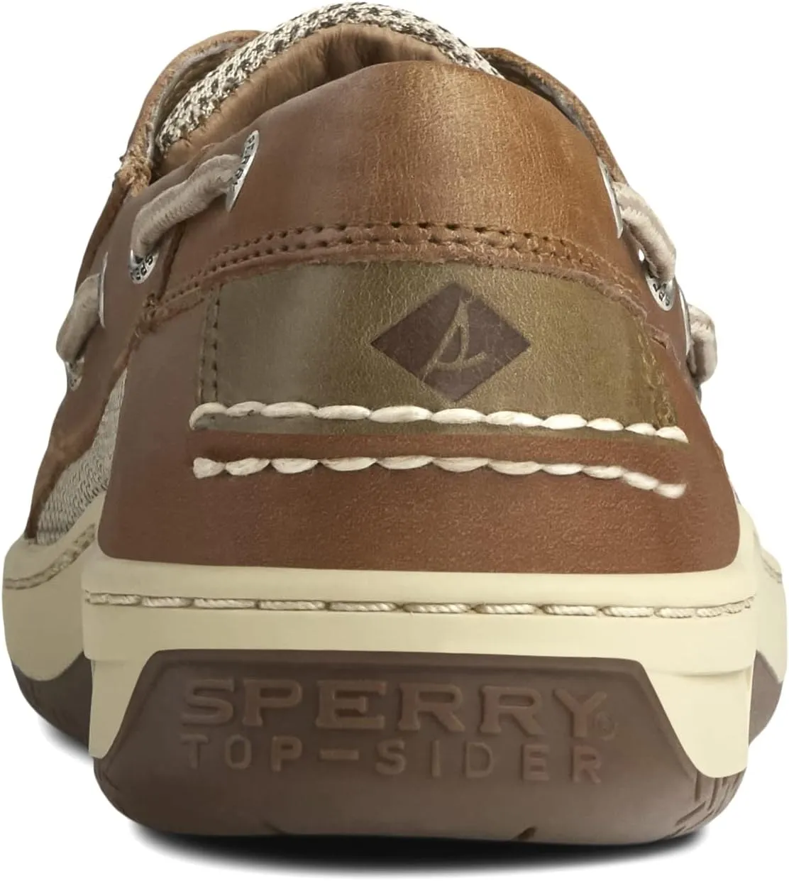 0799320 Sperry Billfish 3-Eye Boat Shoe Men's Lace up Casual Shoes DARK TAN 8 - Like New