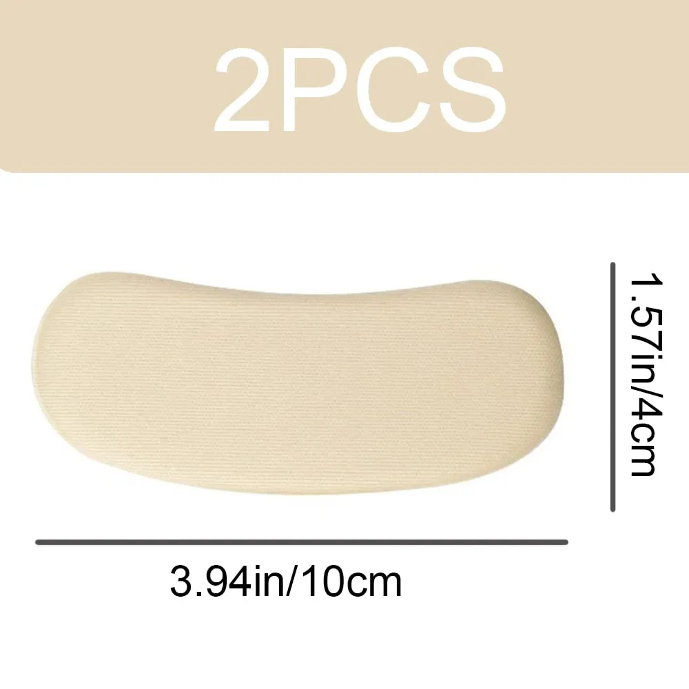 2 Pcs Heel Pads Comfortable Heel Grips Sweat Absorption Heel Cushions for High Heels Loose Shoes Sneakers Women Men