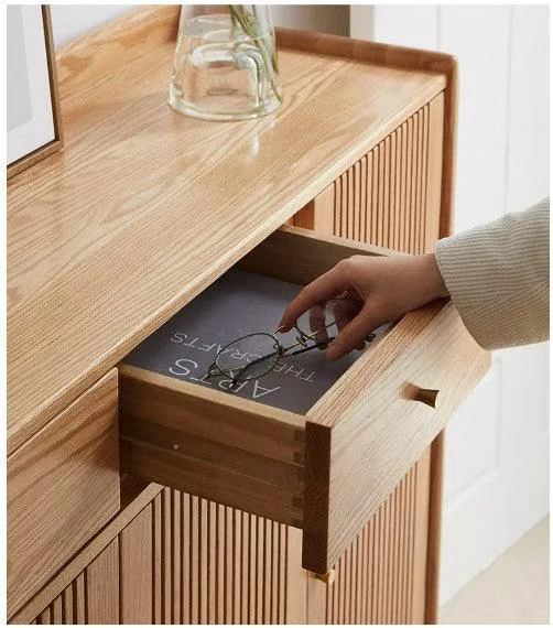 4 Door Shoe Cabinet with Drawers | SIDDH