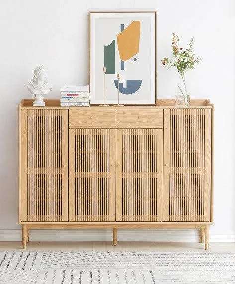 4 Door Shoe Cabinet with Drawers | SIDDH