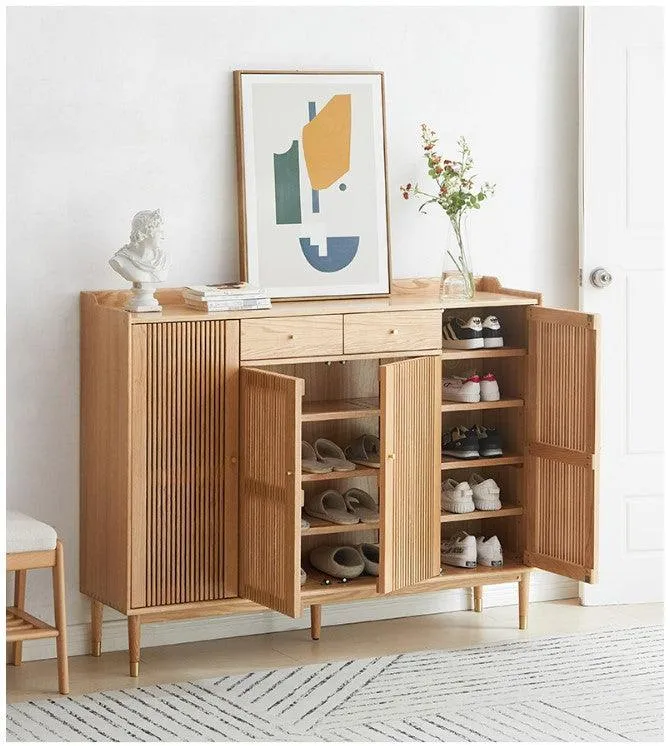 4 Door Shoe Cabinet with Drawers | SIDDH