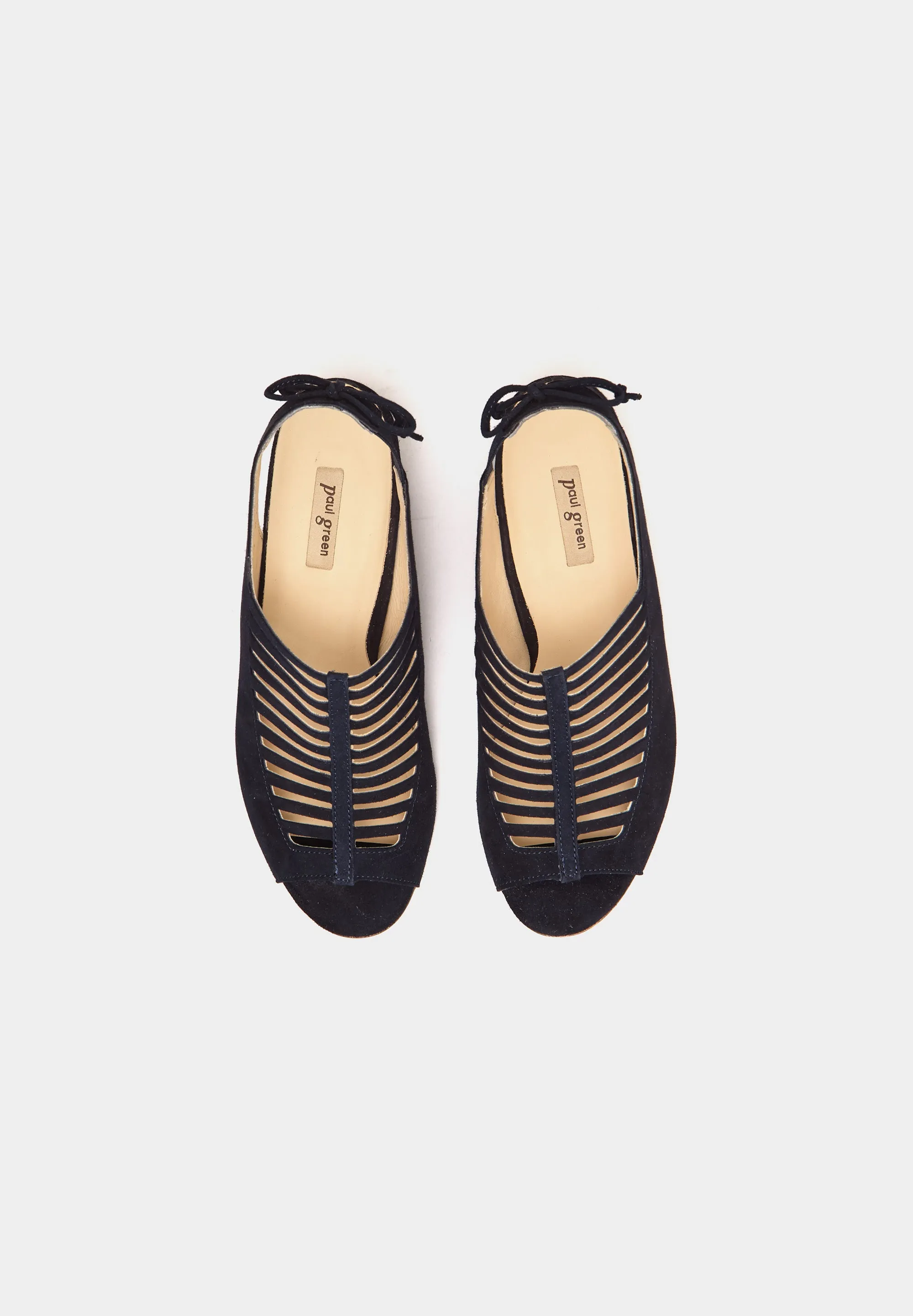 6589 Lattice Sandals Navy