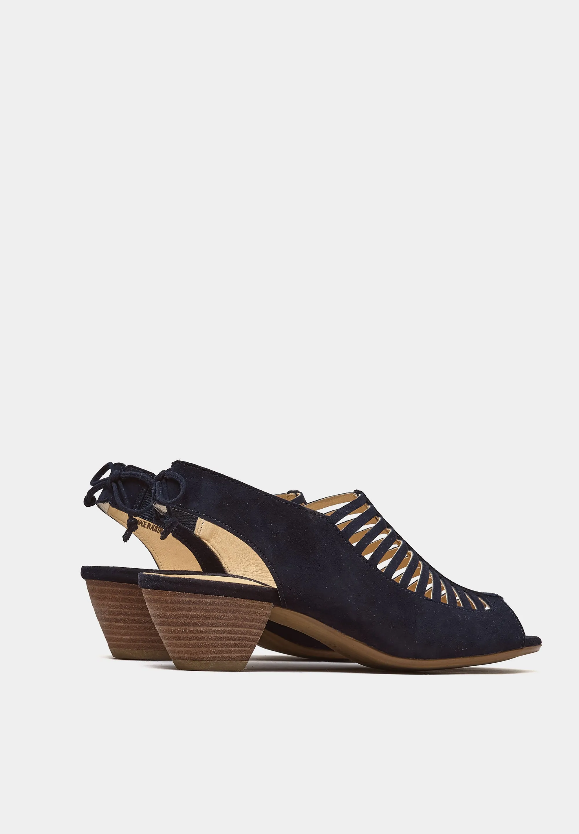 6589 Lattice Sandals Navy