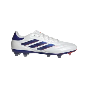 adidas Copa Pure 2 Pro Firm Ground Soccer Shoes | Cloud White-Lucid Blue-Solar Red | Men's