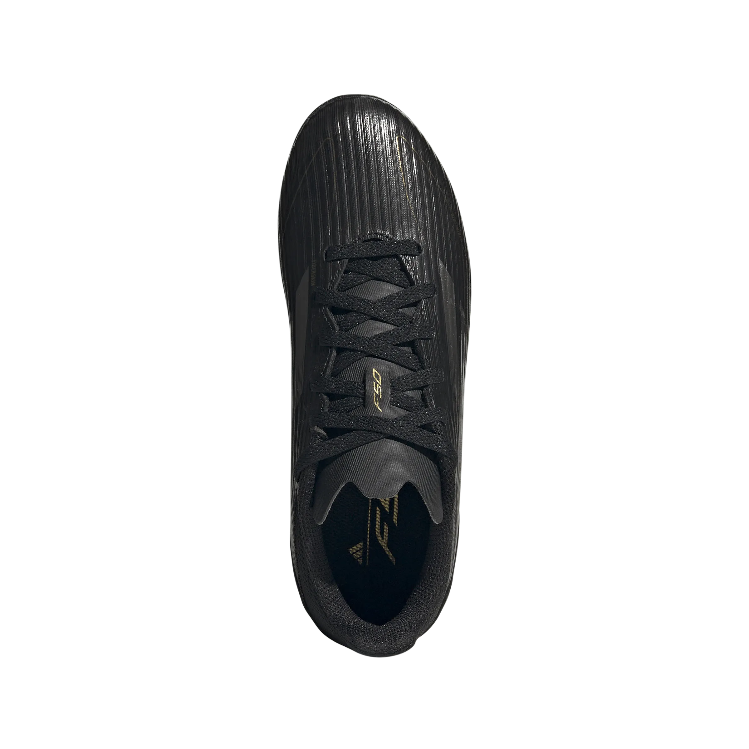 Adidas Kids Football Boot F50 League FG/MG Black/Iron Metallic/Gold Metallic
