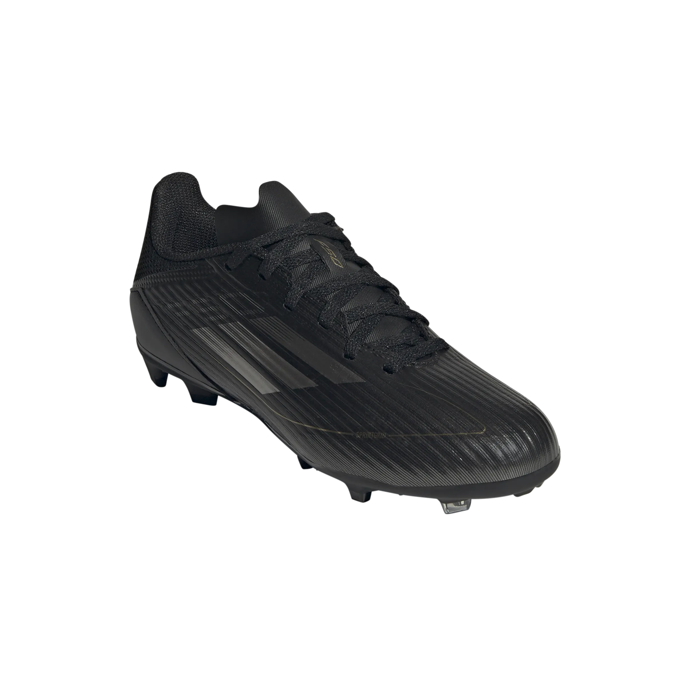 Adidas Kids Football Boot F50 League FG/MG Black/Iron Metallic/Gold Metallic