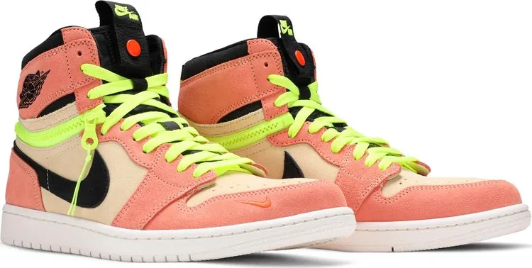 Air Jordan 1 High Switch Pink Volt sneakers, pink