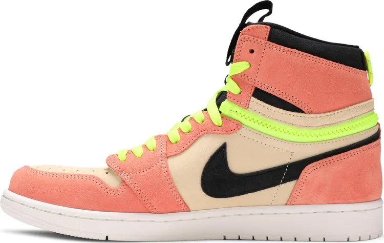 Air Jordan 1 High Switch Pink Volt sneakers, pink