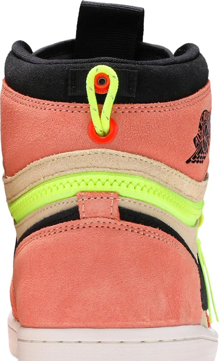 Air Jordan 1 High Switch Pink Volt sneakers, pink
