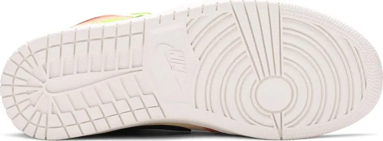 Air Jordan 1 High Switch Pink Volt sneakers, pink
