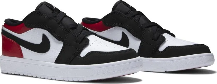 Air Jordan 1 Low Alt PS Black Toe Sneakers, White