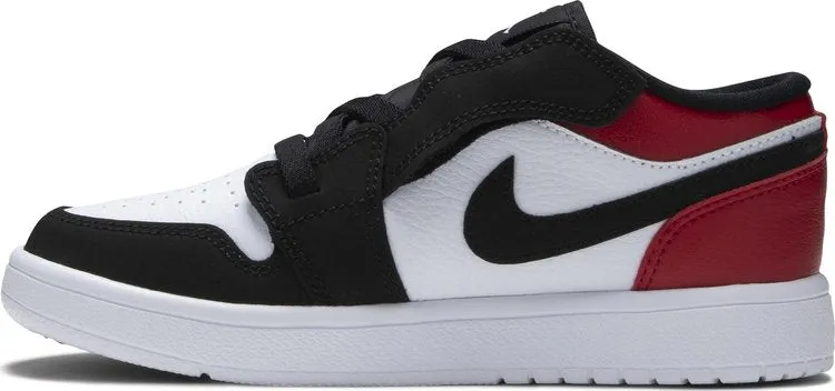Air Jordan 1 Low Alt PS Black Toe Sneakers, White