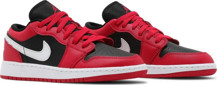 Air Jordan 1 Low GS Black Very Berry sneakers, red