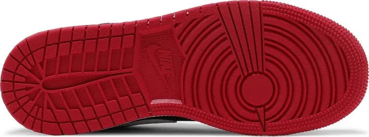 Air Jordan 1 Low GS Black Very Berry sneakers, red