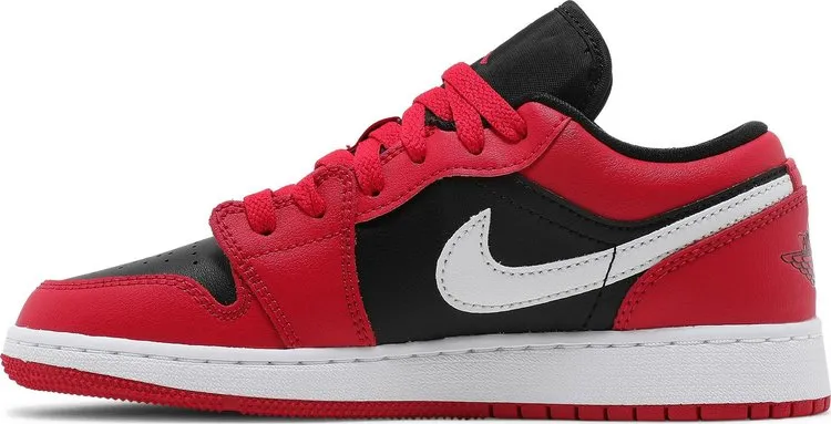 Air Jordan 1 Low GS Black Very Berry sneakers, red