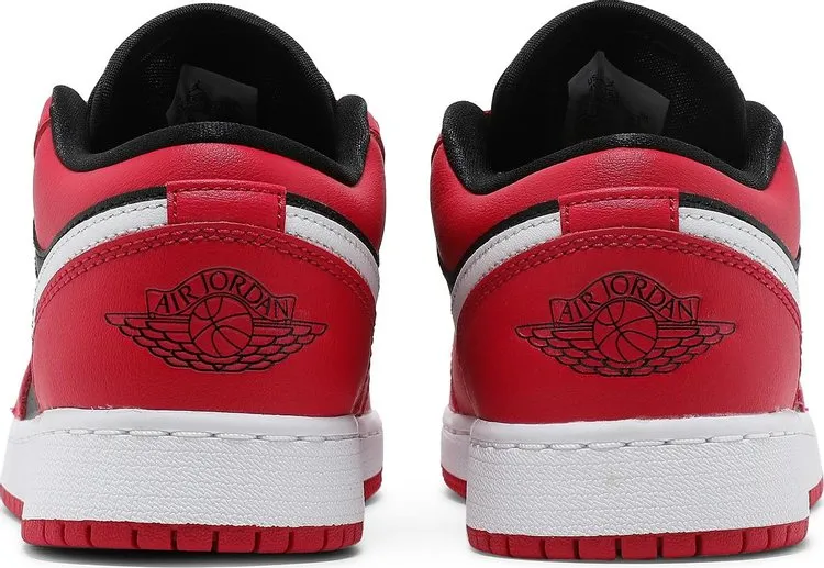 Air Jordan 1 Low GS Black Very Berry sneakers, red