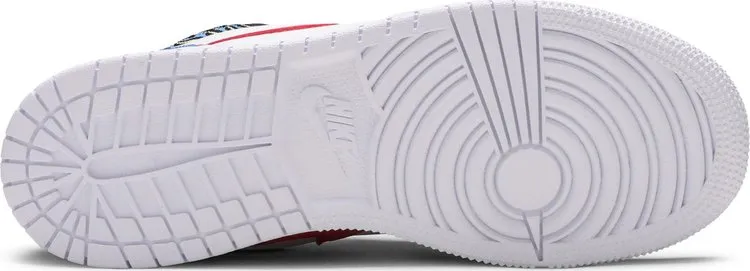 Air Jordan 1 Low GS Funky Patterns, white
