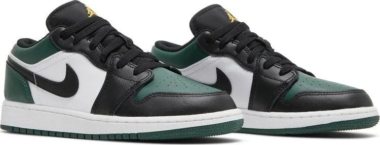Air Jordan 1 Low GS Green Toe sneakers, green