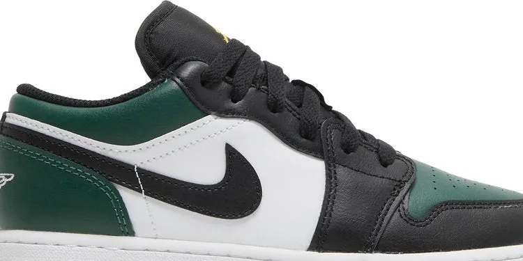 Air Jordan 1 Low GS Green Toe sneakers, green