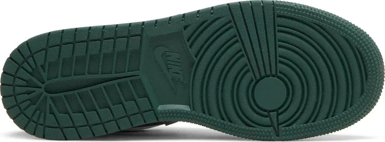 Air Jordan 1 Low GS Green Toe sneakers, green