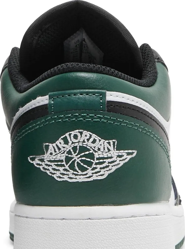Air Jordan 1 Low GS Green Toe sneakers, green