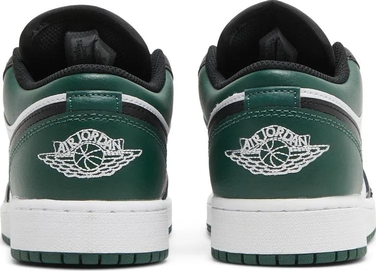 Air Jordan 1 Low GS Green Toe sneakers, green