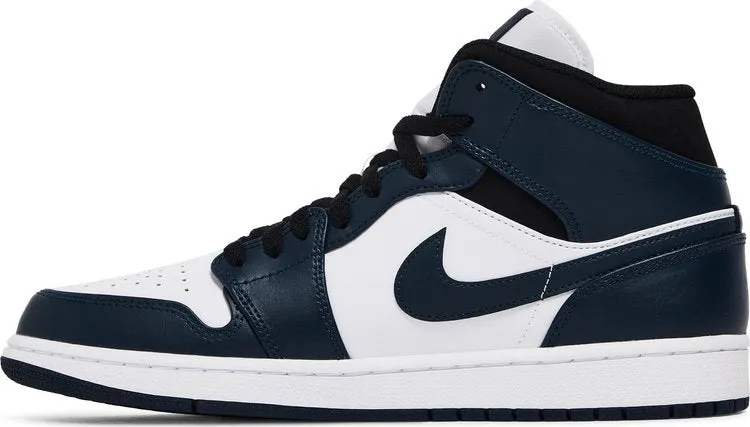 Air Jordan 1 Mid Armory Sneakers, White-Blue