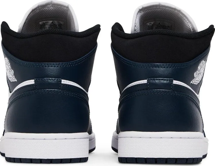 Air Jordan 1 Mid Armory Sneakers, White-Blue