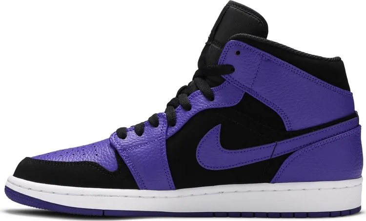Air Jordan 1 Mid Dark Concord Sneakers, Purple