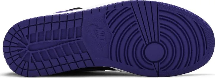 Air Jordan 1 Mid Dark Concord Sneakers, Purple
