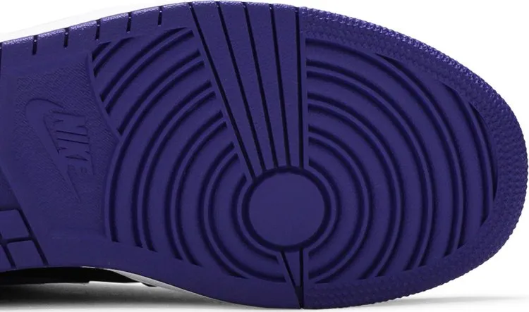 Air Jordan 1 Mid Dark Concord Sneakers, Purple