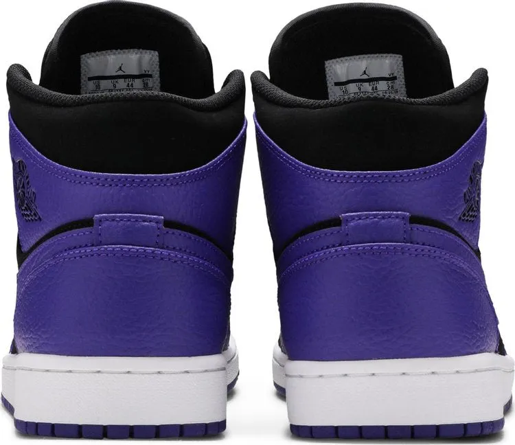 Air Jordan 1 Mid Dark Concord Sneakers, Purple