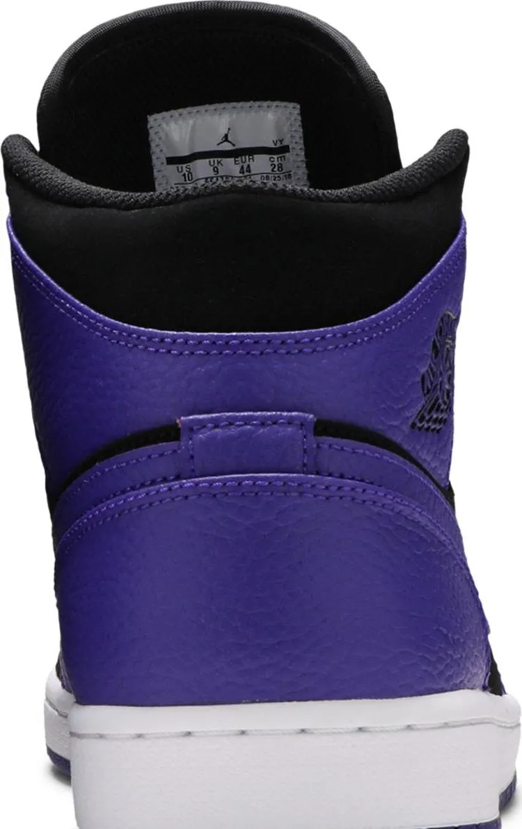 Air Jordan 1 Mid Dark Concord Sneakers, Purple