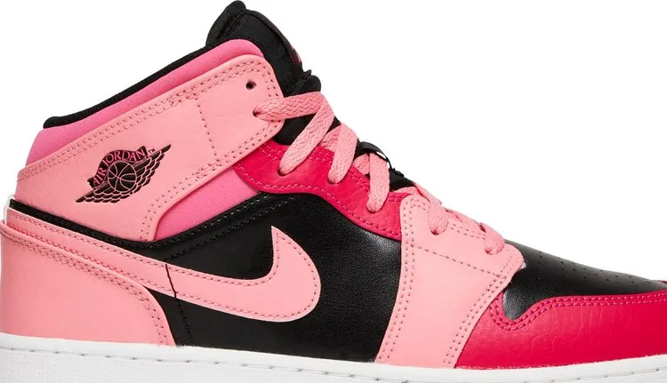 Air Jordan 1 Mid GS Coral Chalk, pink