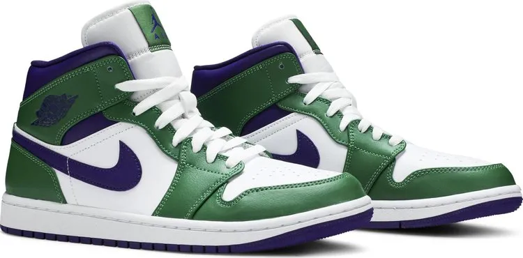 Air Jordan 1 Mid Hulk, Purple-Green