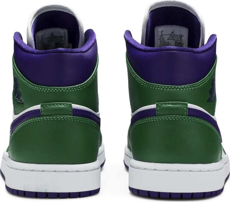Air Jordan 1 Mid Hulk, Purple-Green