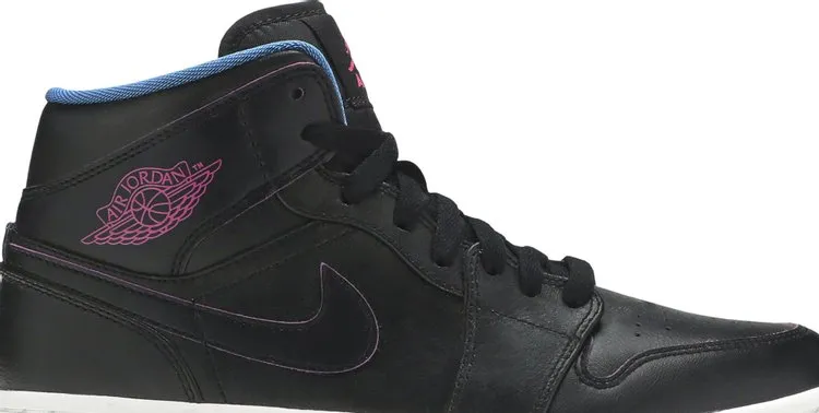 Air Jordan 1 Mid Radio Raheem Sneakers, black