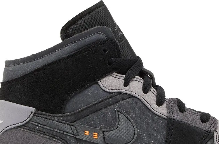 Air Jordan 1 Mid SE Craft GS Inside Out - Black