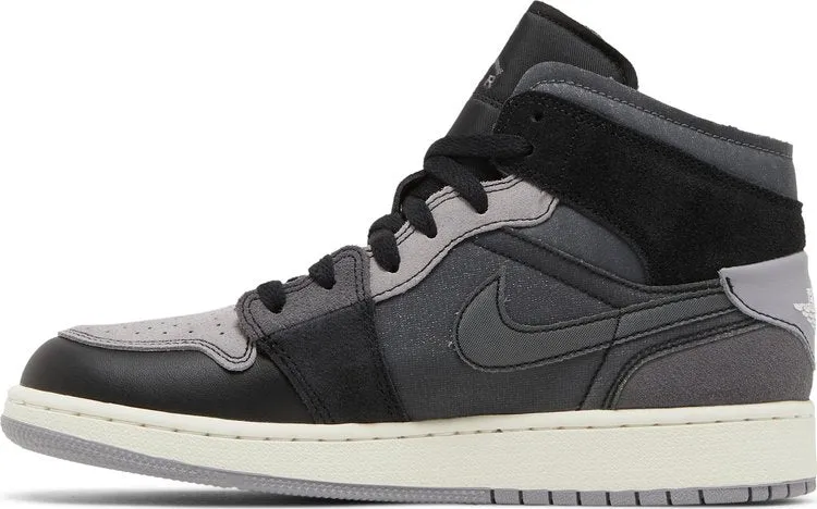 Air Jordan 1 Mid SE Craft GS Inside Out - Black