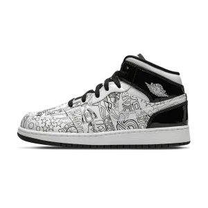 Air Jordan 1 Mid SE GS 'DIY'