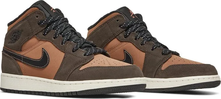 Air Jordan 1 Mid SE GS Earth Tone, brown