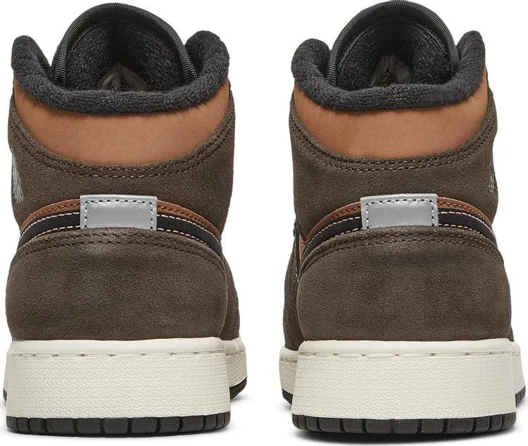 Air Jordan 1 Mid SE GS Earth Tone, brown