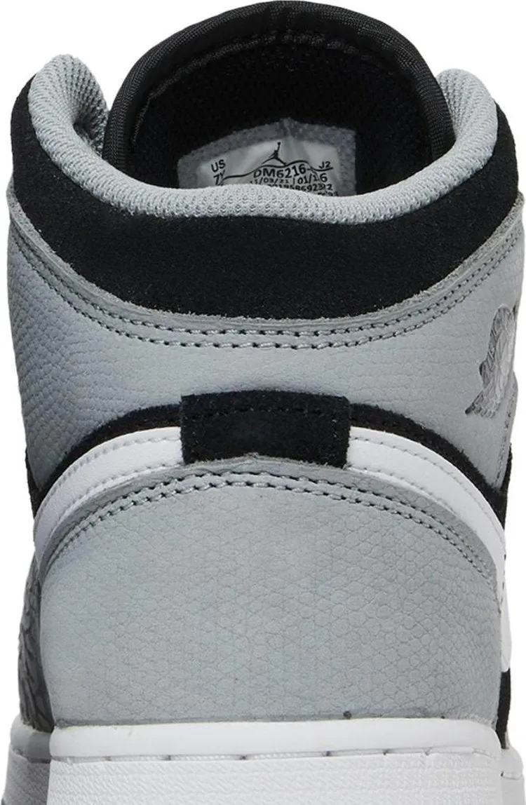 Air Jordan 1 Mid SE GS Elephant Toe, gray