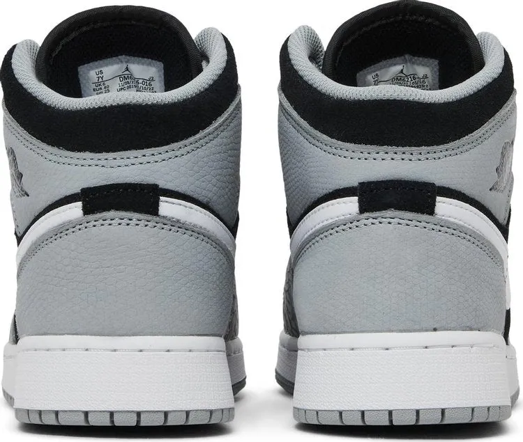 Air Jordan 1 Mid SE GS Elephant Toe, gray