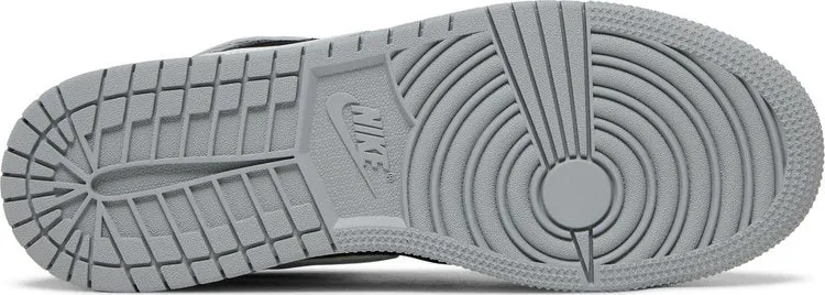 Air Jordan 1 Mid SE GS Elephant Toe, gray