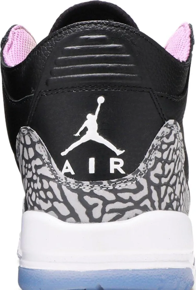 Air Jordan 3 Retro GS Electric Green, black
