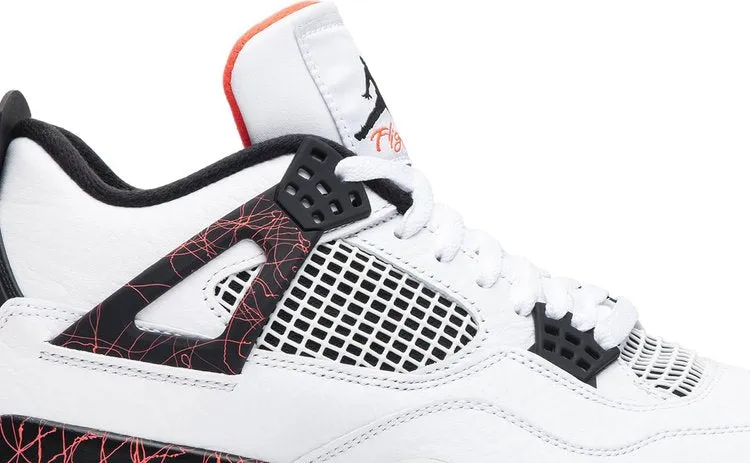 Air Jordan 4 Retro Pale Citron Sneakers, White