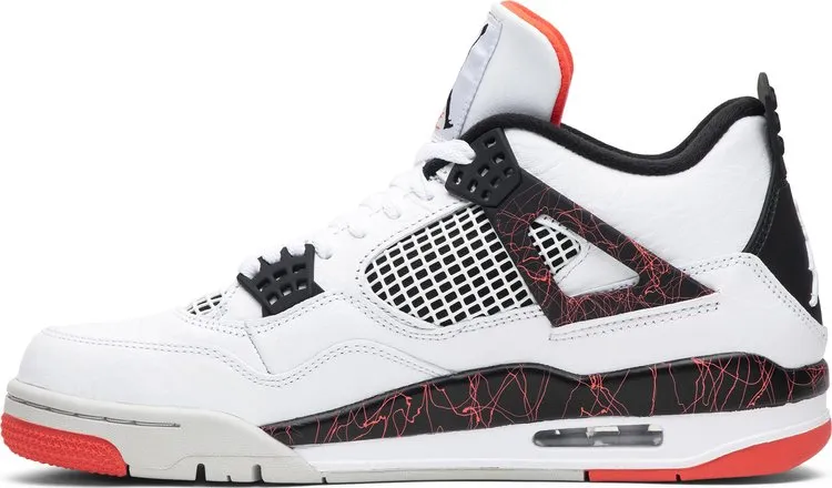 Air Jordan 4 Retro Pale Citron Sneakers, White