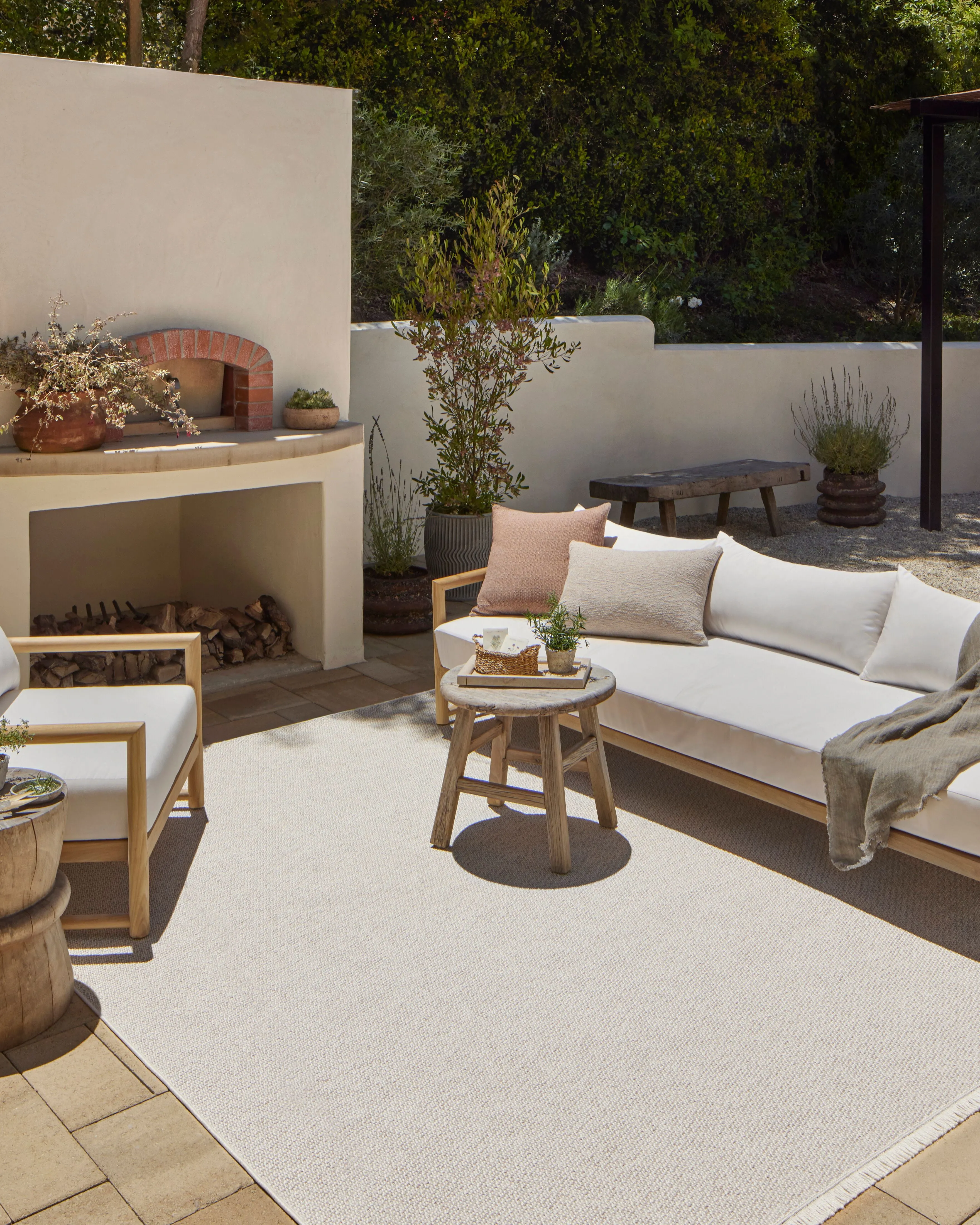 Amber Lewis x Loloi Malibu Ivory / Dove Rug No. 01