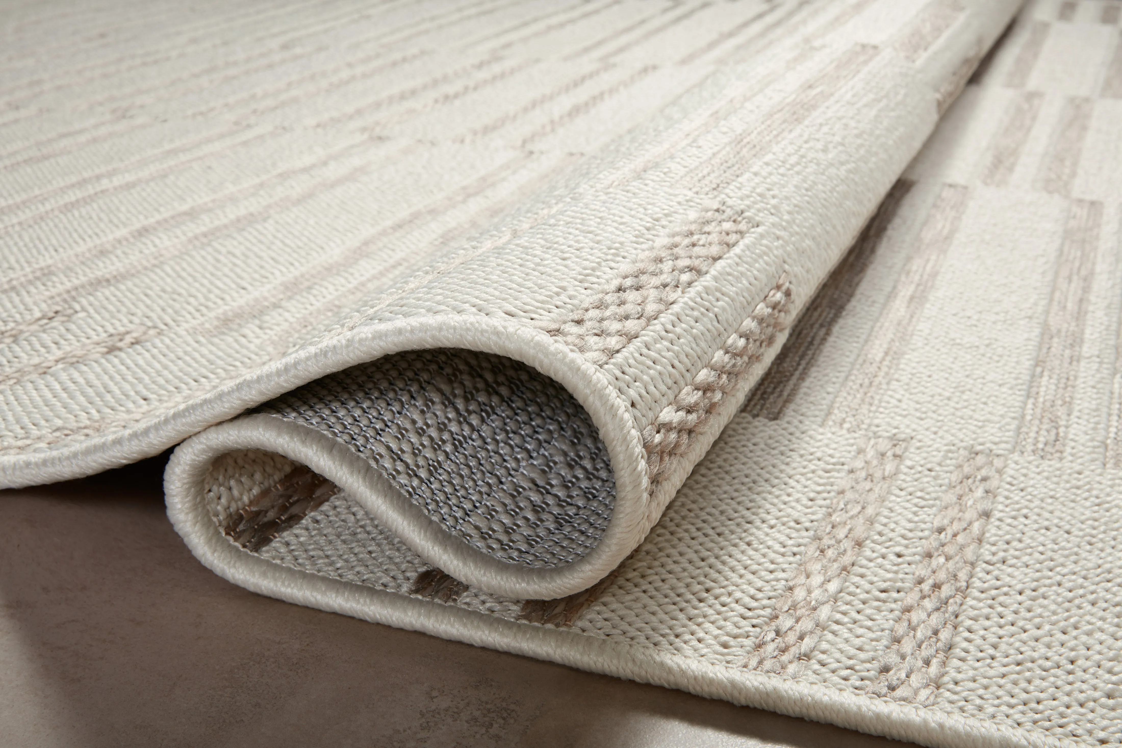 Amber Lewis x Loloi Malibu Ivory / Dove Rug No. 03